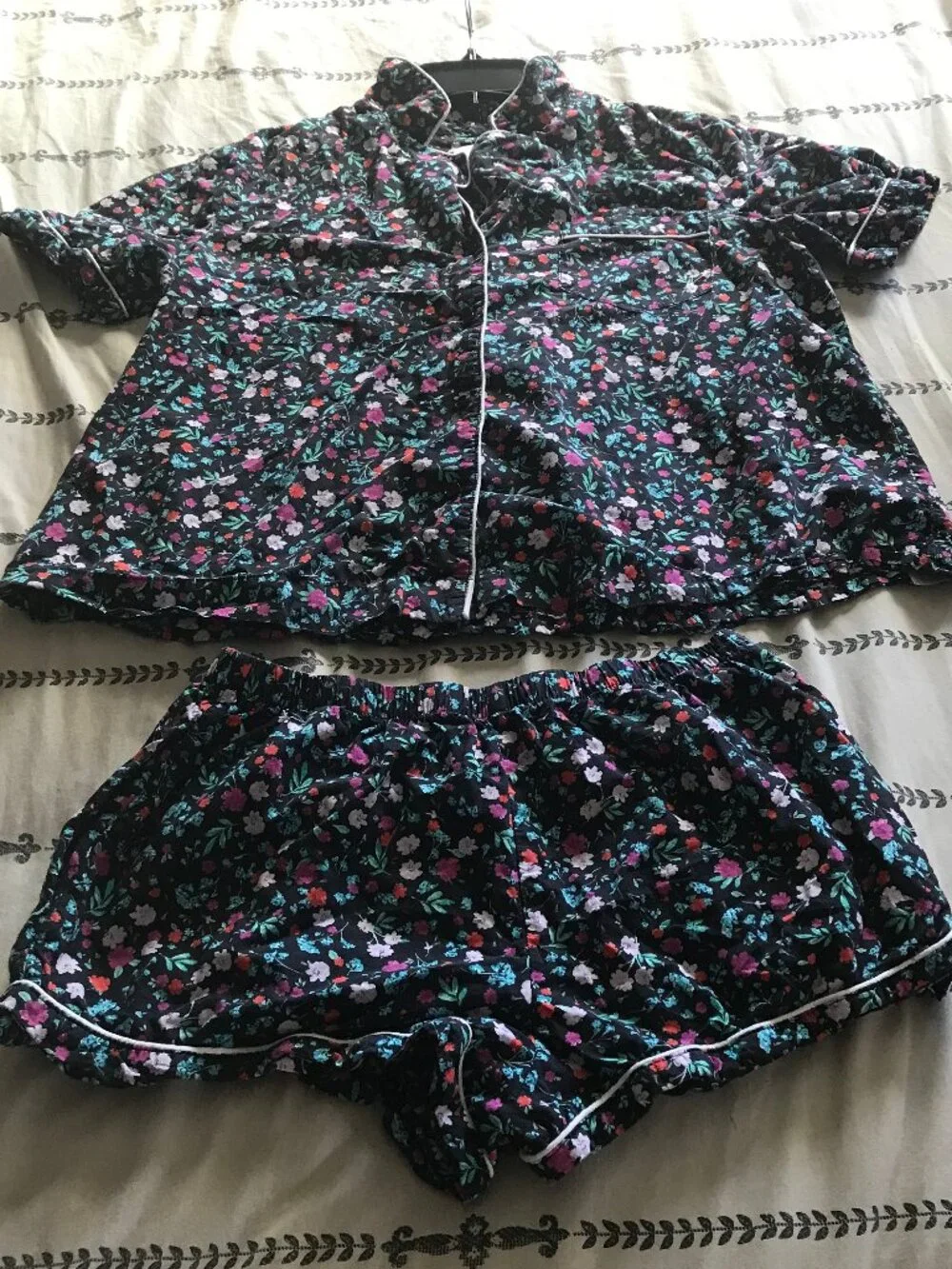 Kate Spade New York Women's Short Sleeve Boxer PJ Set